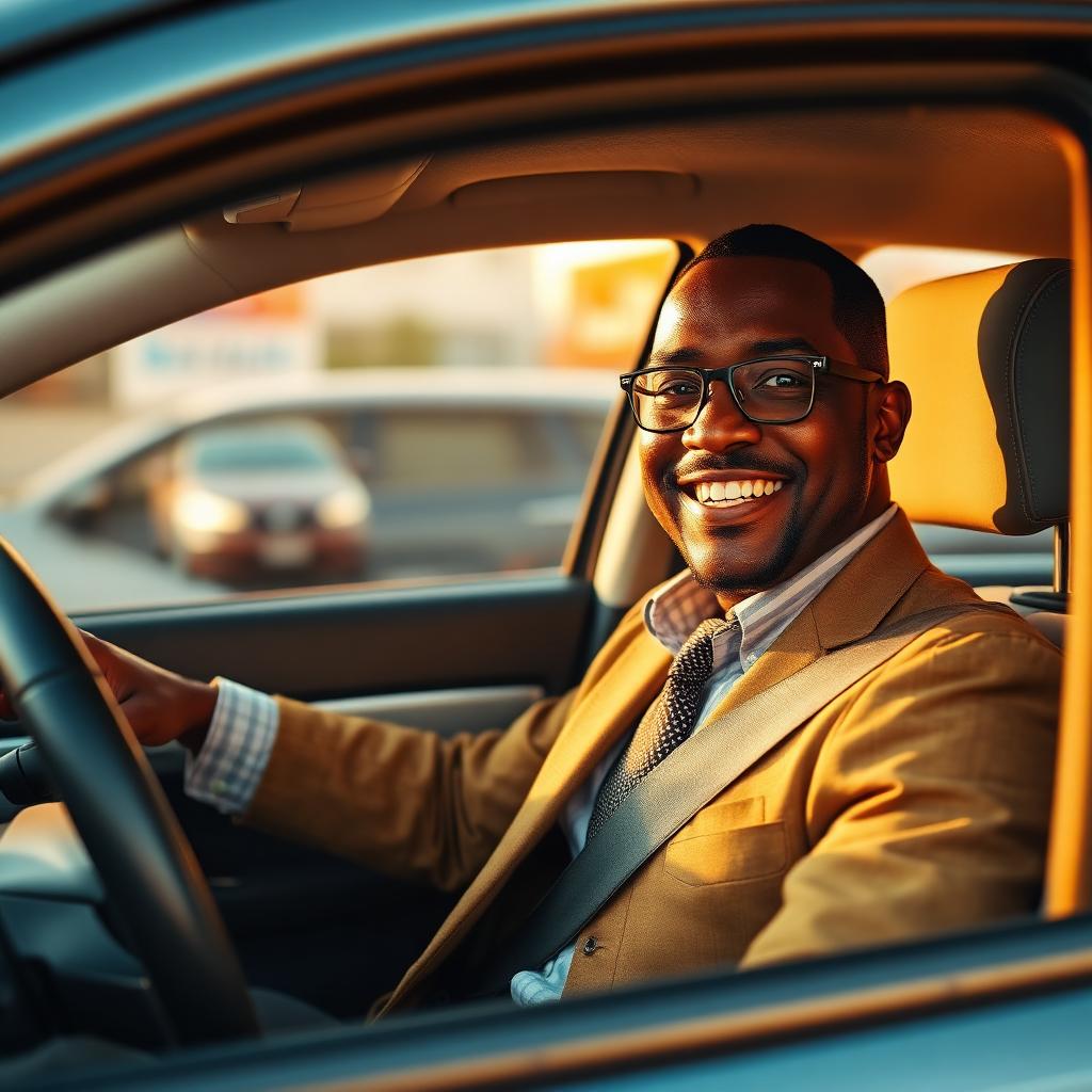 Smiling iSafeDrive partner driver